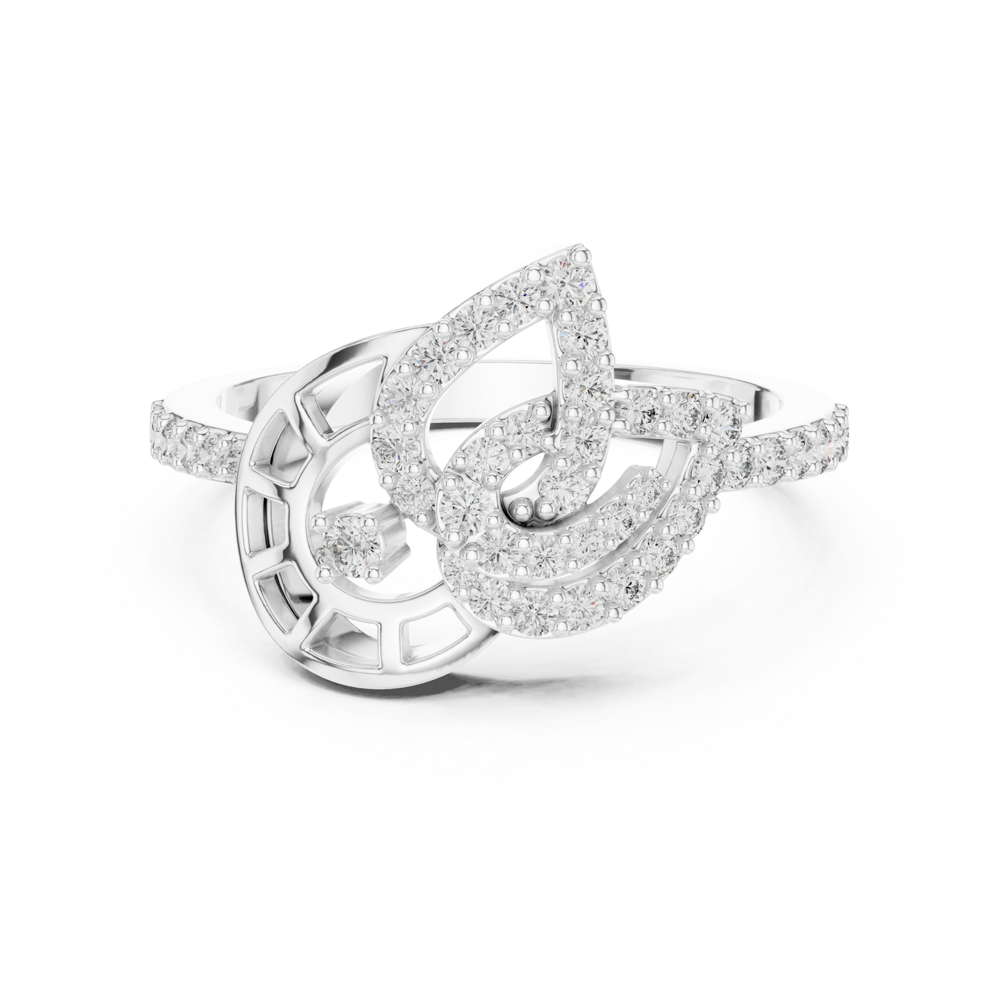 Round Halo Lab Grown Diamond Ring