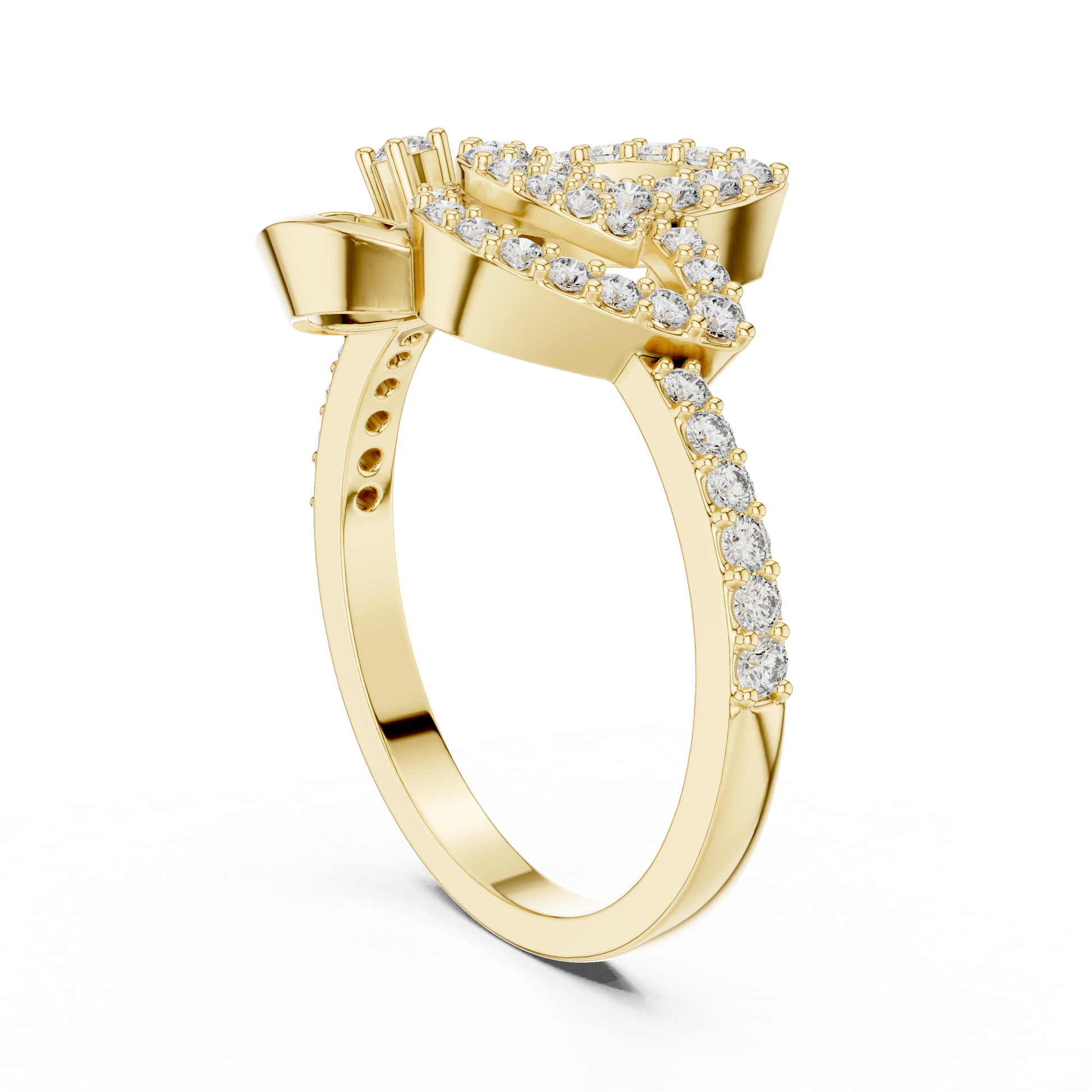 Round Halo Lab Grown Diamond Ring