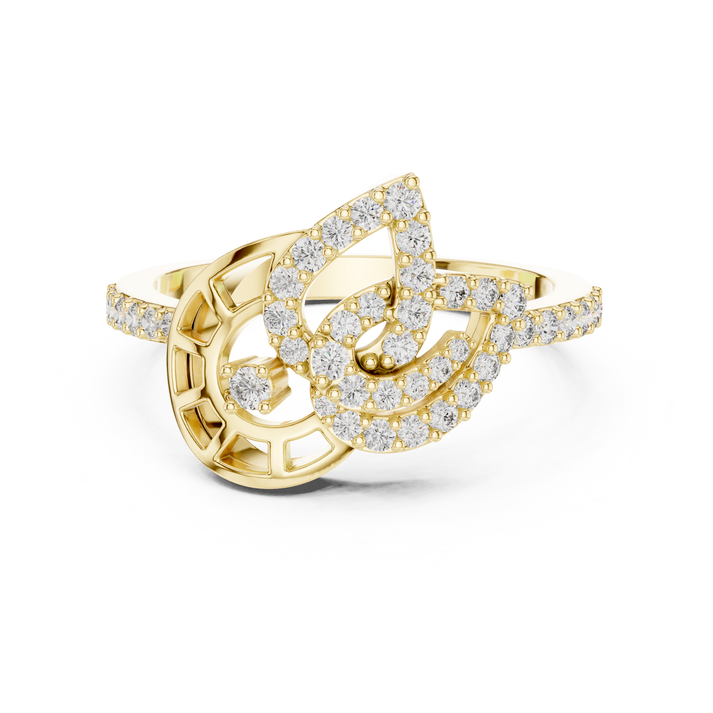 Round Halo Lab Grown Diamond Ring