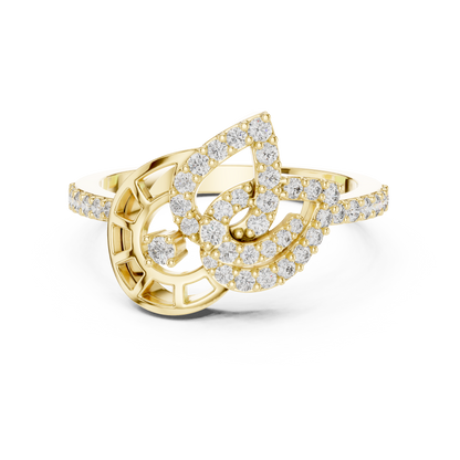 Round Halo Lab Grown Diamond Ring