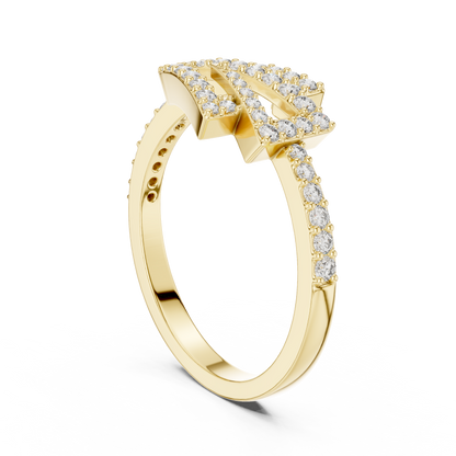 Round Halo Lab Grown Diamond Ring