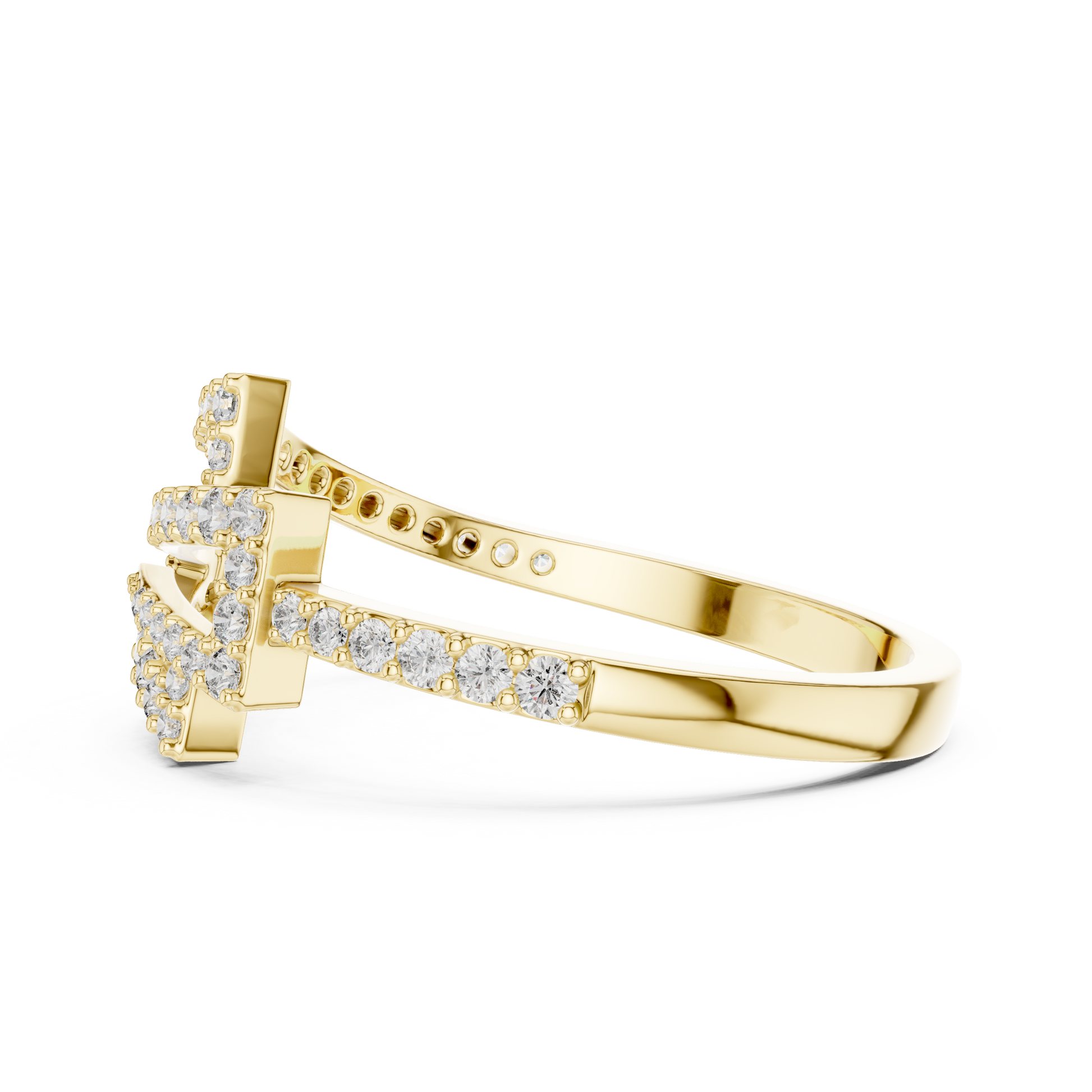 Round Halo Lab Grown Diamond Ring