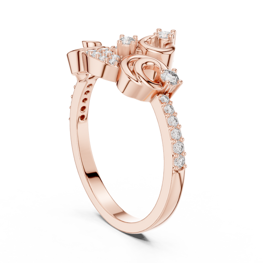 Round Halo Lab Grown Diamond Ring