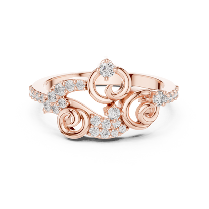 Round Halo Lab Grown Diamond Ring