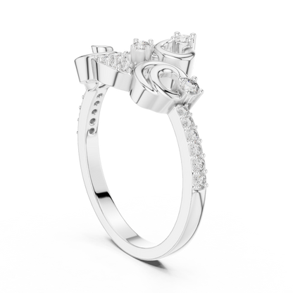 Round Halo Lab Grown Diamond Ring