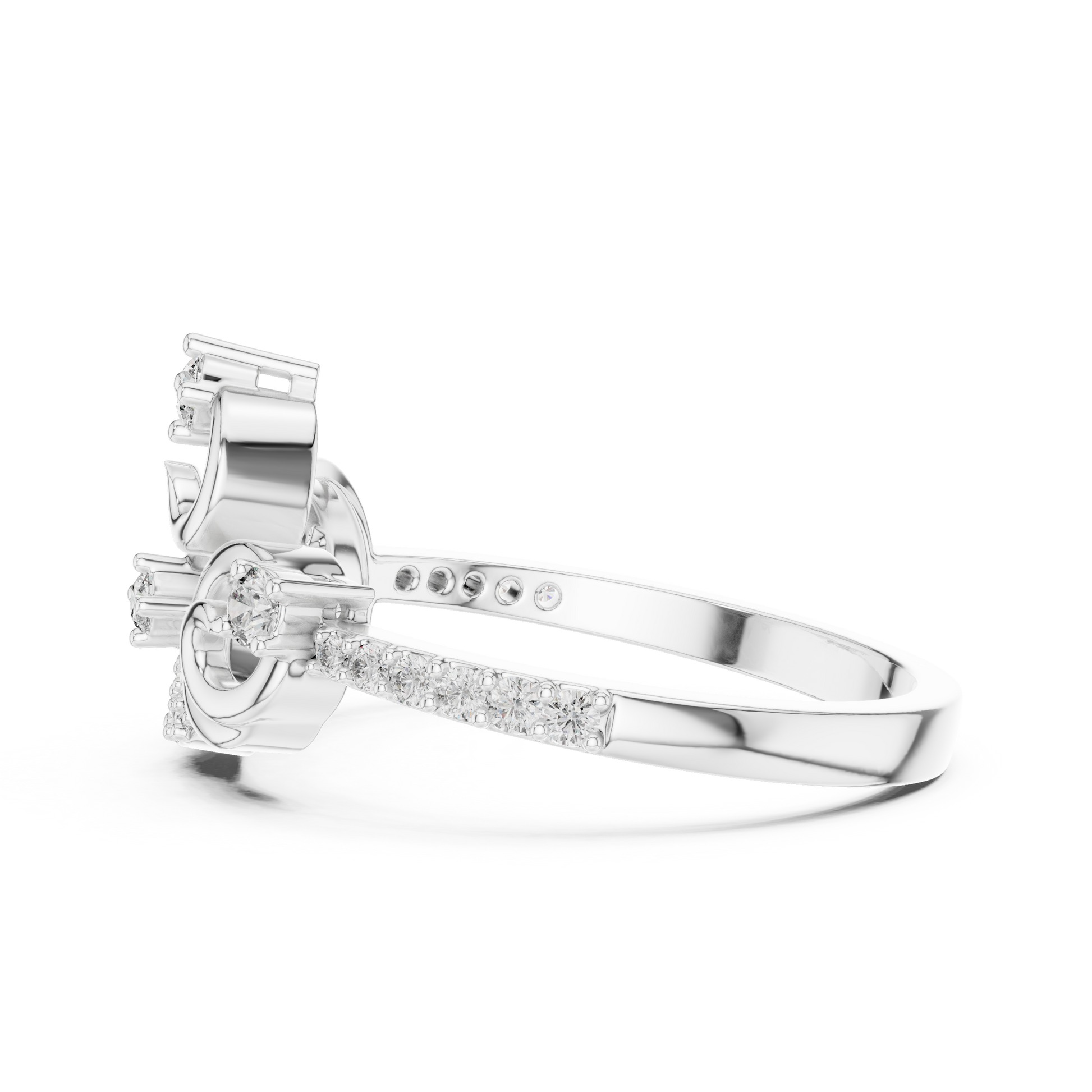 Round Halo Lab Grown Diamond Ring