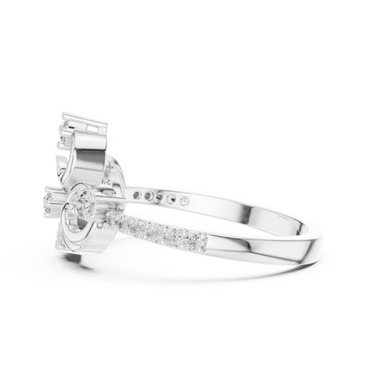 Round Halo Lab Grown Diamond Ring