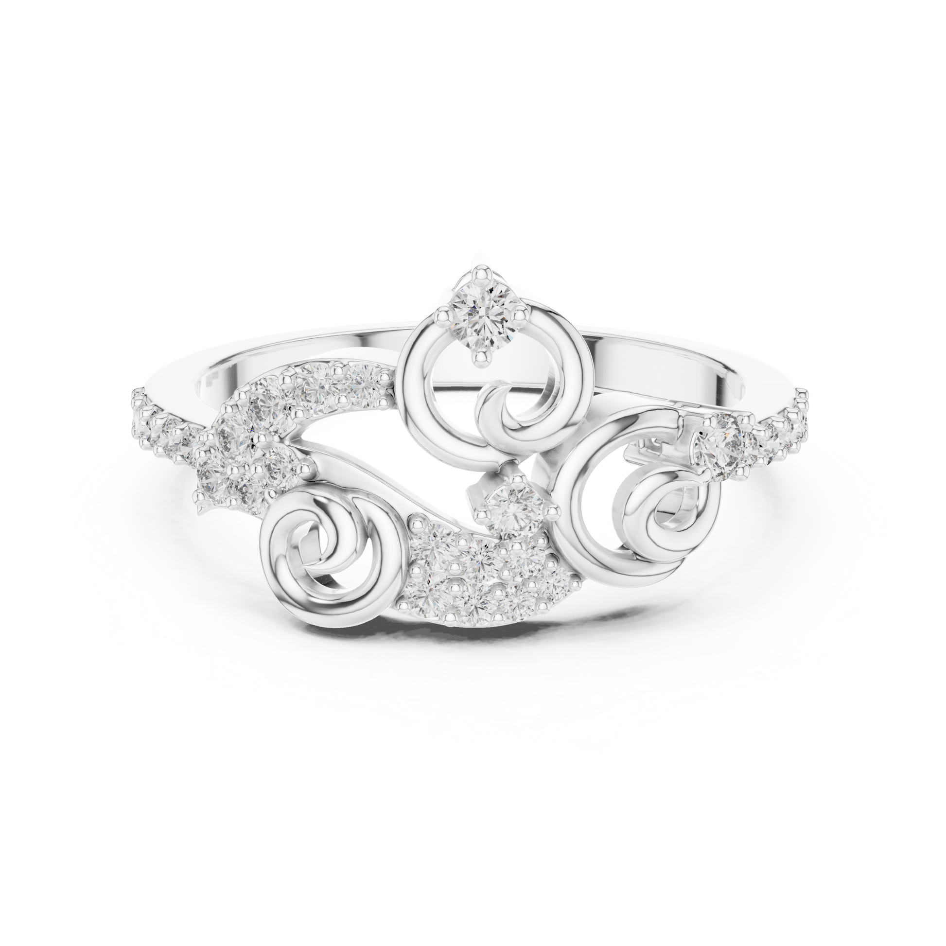 Round Halo Lab Grown Diamond Ring