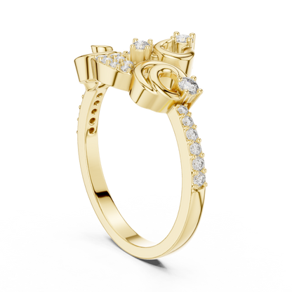 Round Halo Lab Grown Diamond Ring