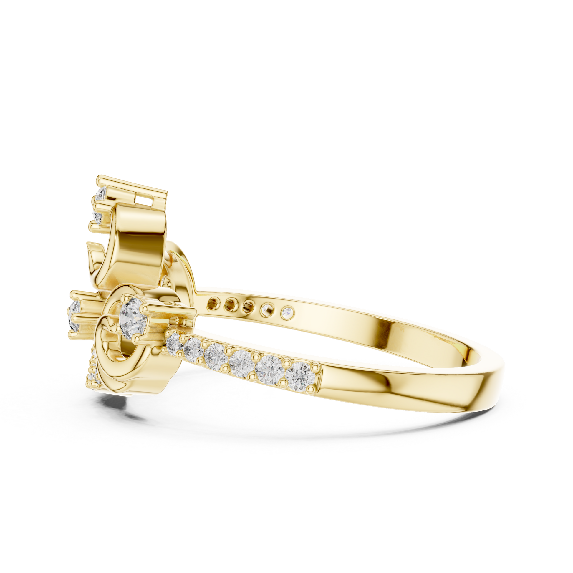 Round Halo Lab Grown Diamond Ring