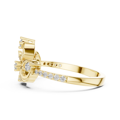 Round Halo Lab Grown Diamond Ring