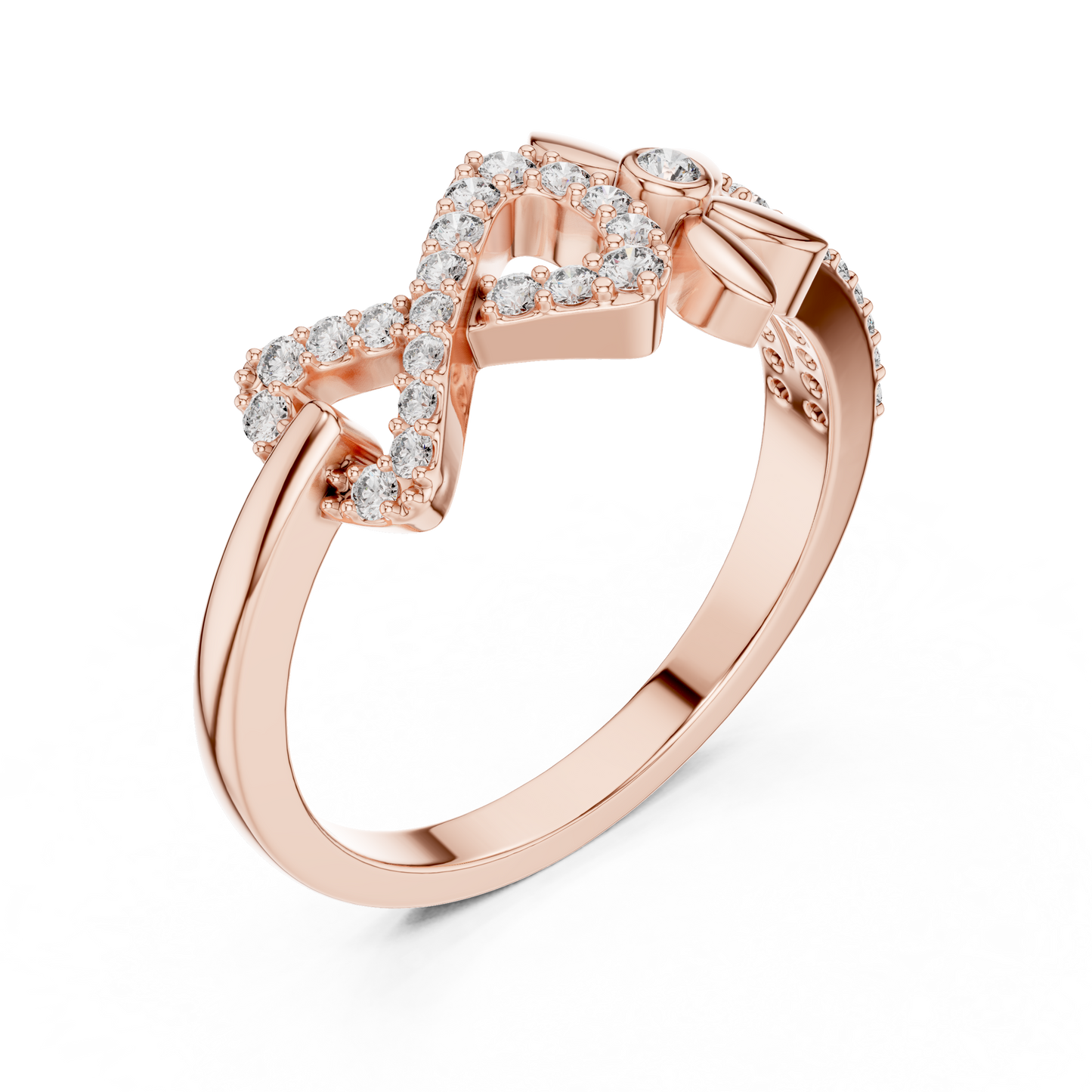 Mixed Shape Lab Grown Diamond Halo Ring