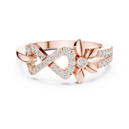 Mixed Shape Lab Grown Diamond Halo Ring