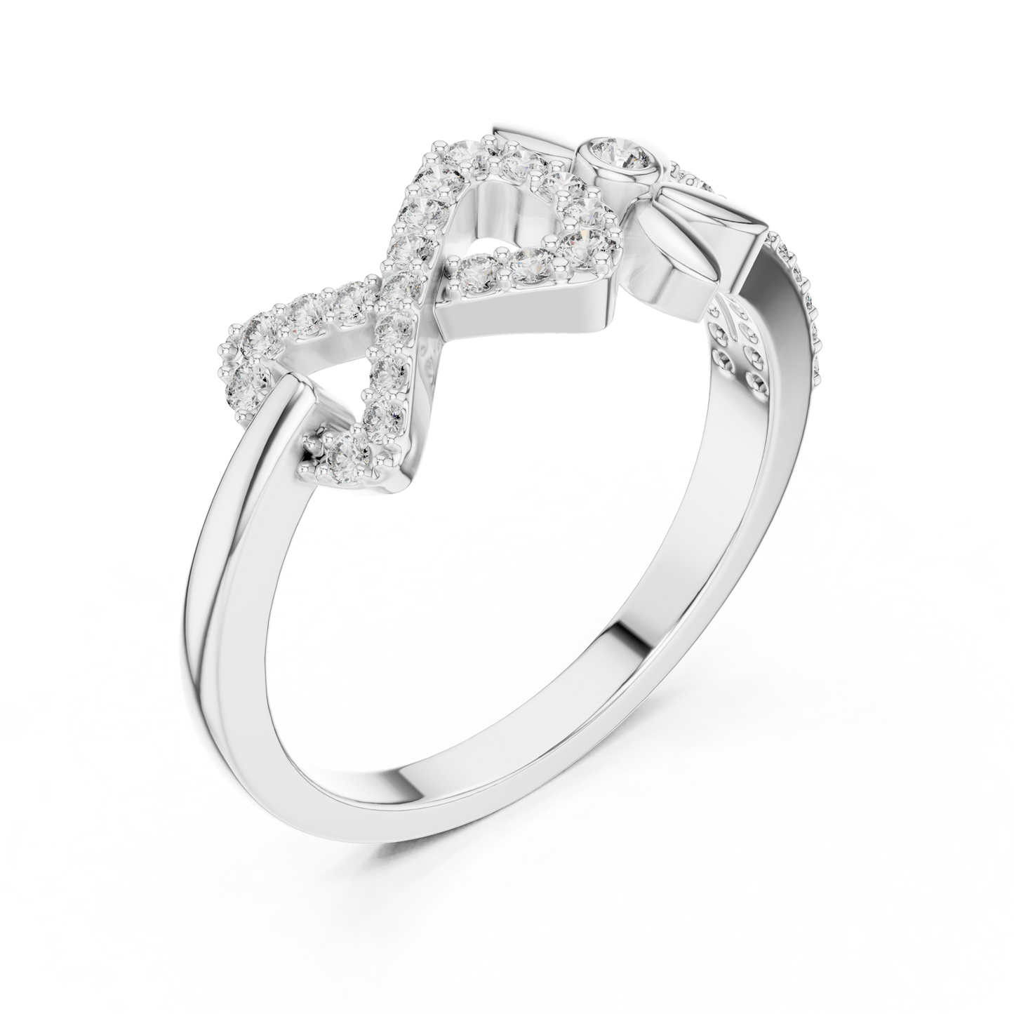 Mixed Shape Lab Grown Diamond Halo Ring