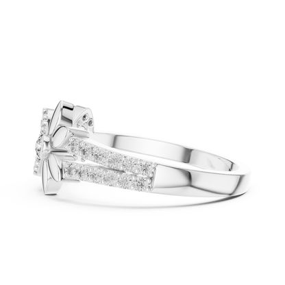 Mixed Shape Lab Grown Diamond Halo Ring