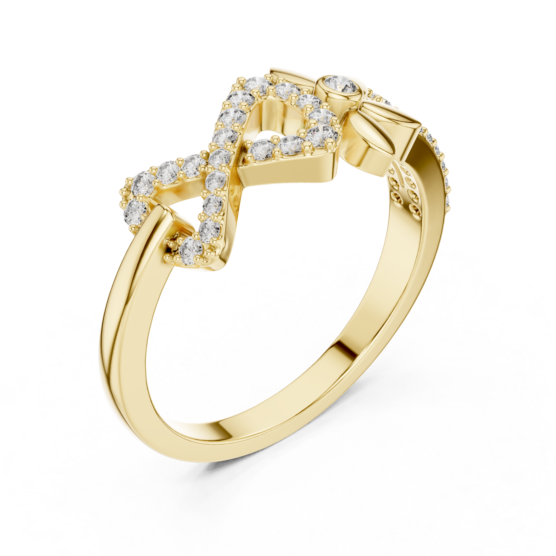 Mixed Shape Lab Grown Diamond Halo Ring