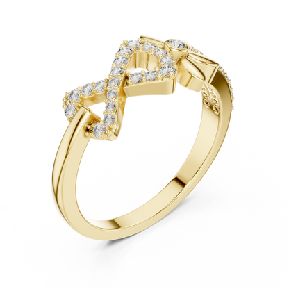 Mixed Shape Lab Grown Diamond Halo Ring