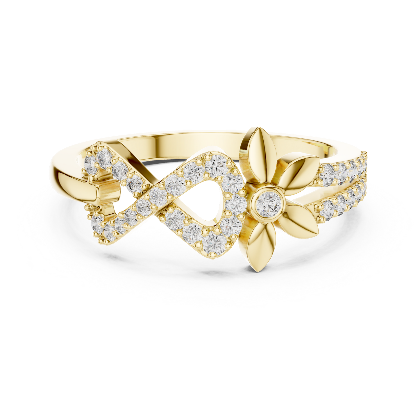 Mixed Shape Lab Grown Diamond Halo Ring