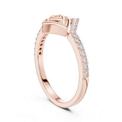 Mixed Shape Lab Grown Diamond Halo Ring