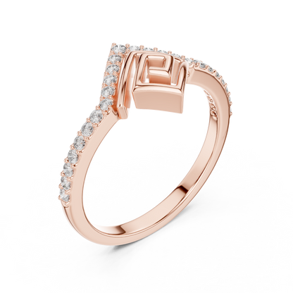 Mixed Shape Lab Grown Diamond Halo Ring