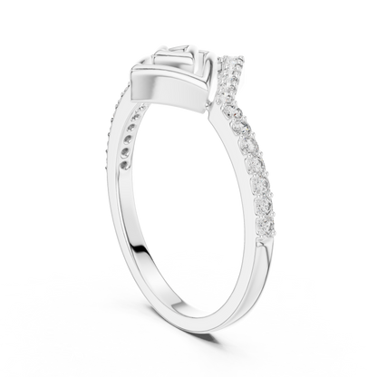 Mixed Shape Lab Grown Diamond Halo Ring