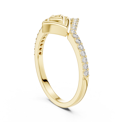 Mixed Shape Lab Grown Diamond Halo Ring