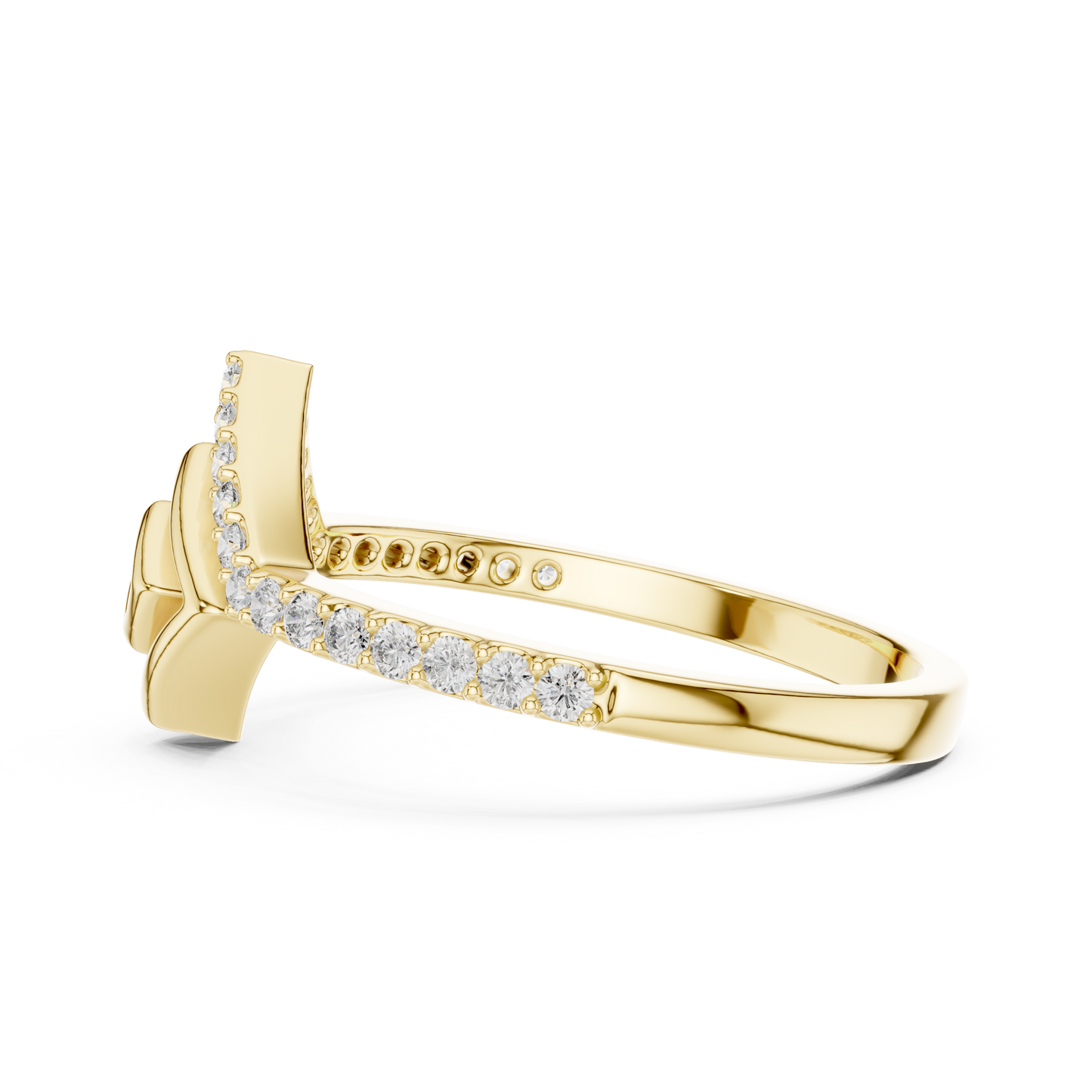 Mixed Shape Lab Grown Diamond Halo Ring