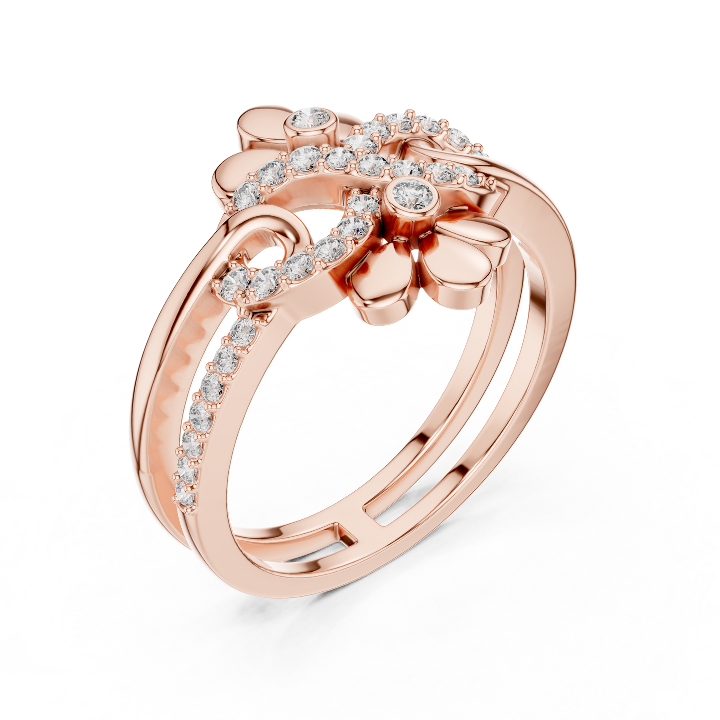 Round Halo Lab Grown Diamond Ring