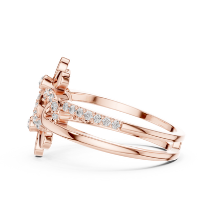 Round Halo Lab Grown Diamond Ring