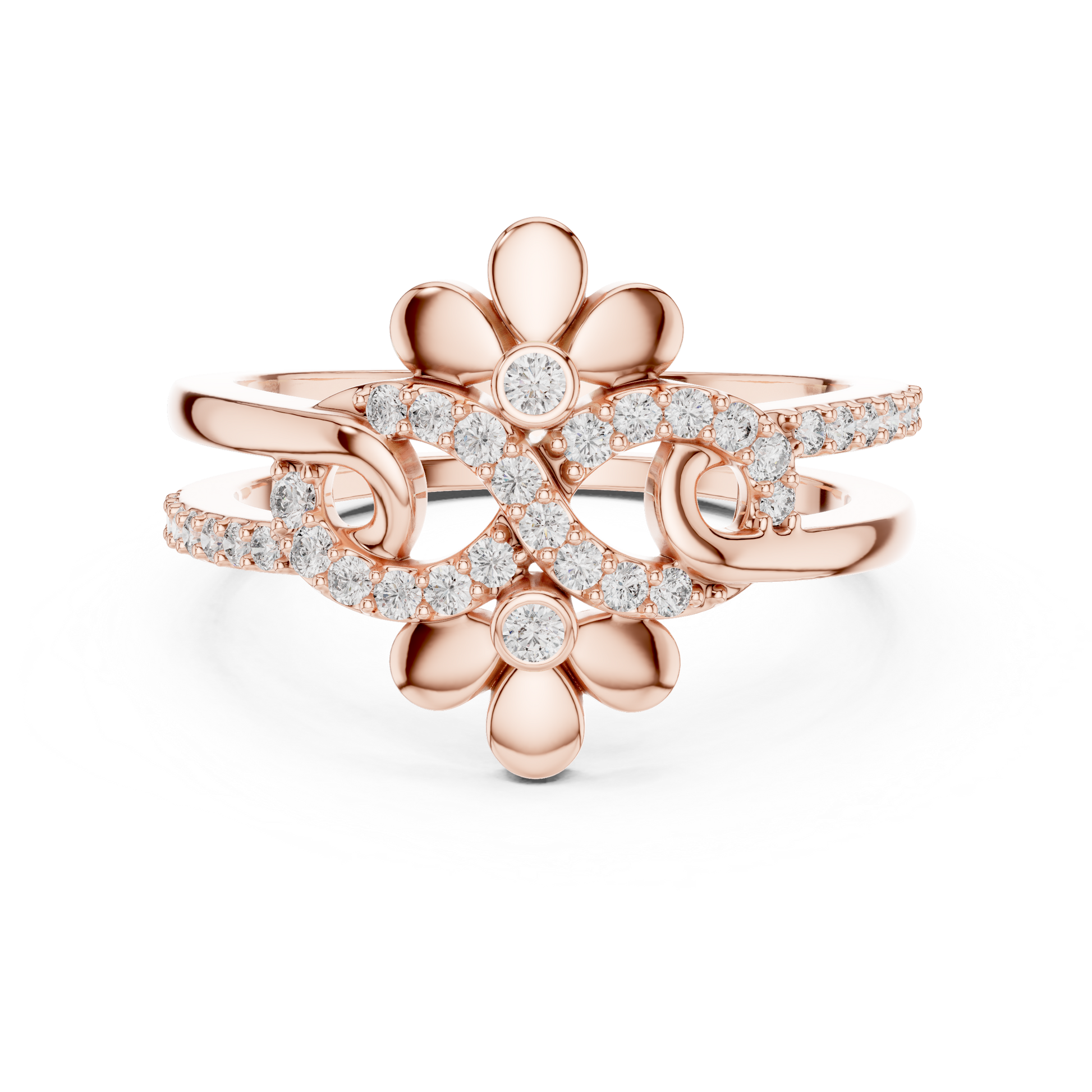Round Halo Lab Grown Diamond Ring