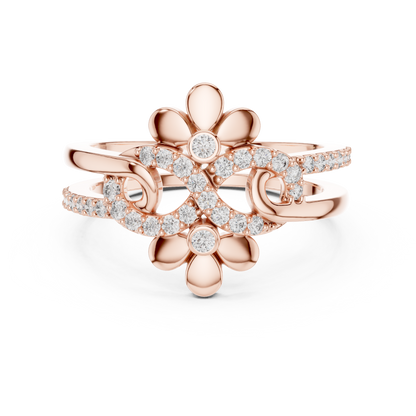 Round Halo Lab Grown Diamond Ring