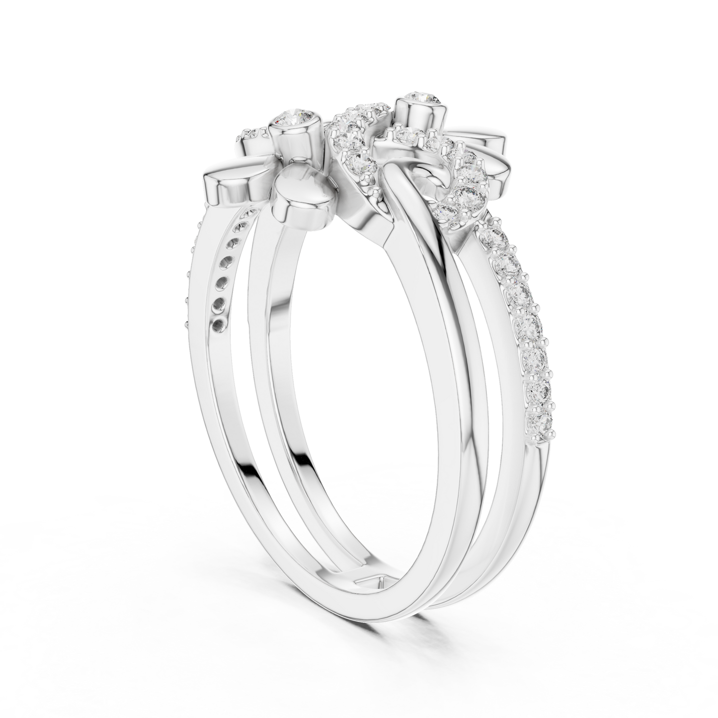 Round Halo Lab Grown Diamond Ring