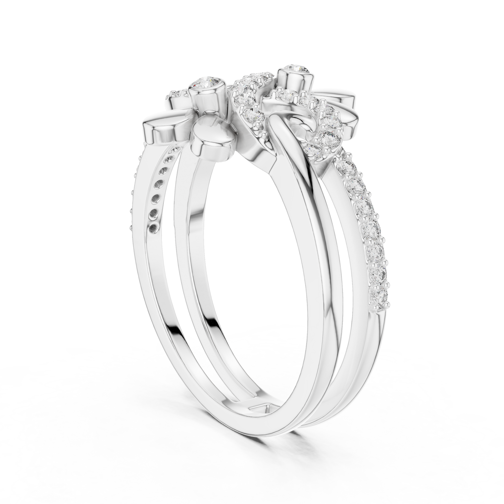 Round Halo Lab Grown Diamond Ring
