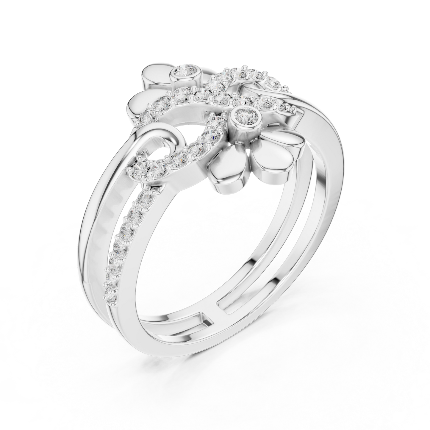 Round Halo Lab Grown Diamond Ring