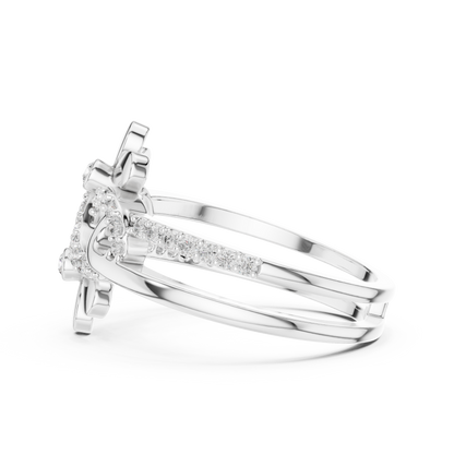 Round Halo Lab Grown Diamond Ring