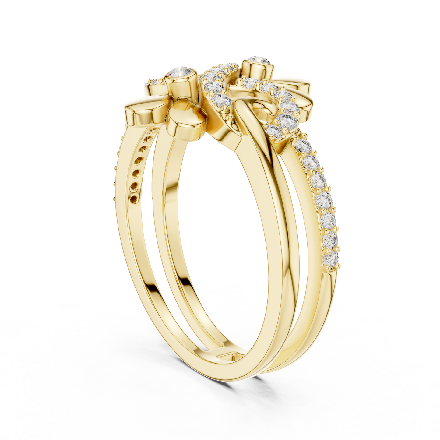 Round Halo Lab Grown Diamond Ring