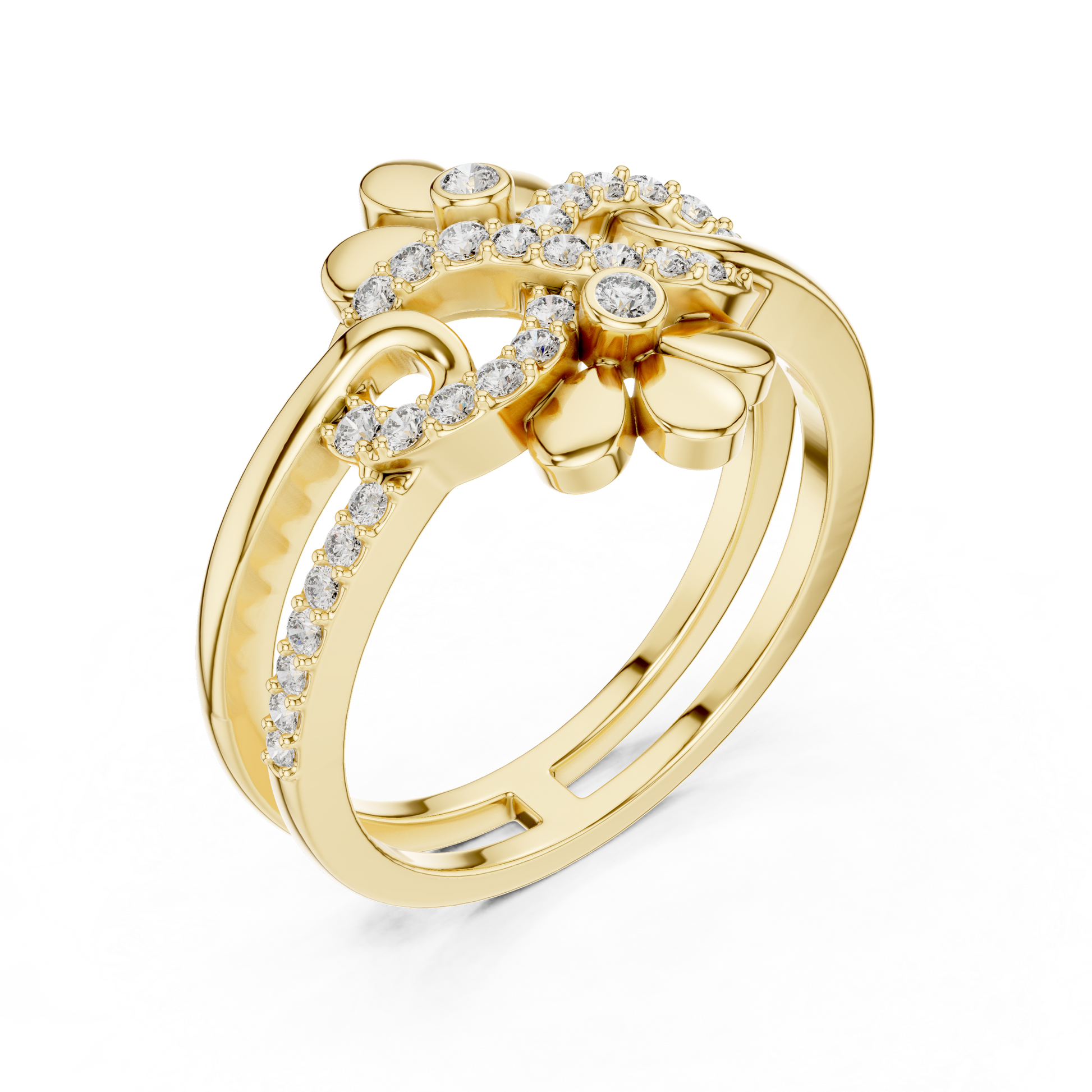 Round Halo Lab Grown Diamond Ring