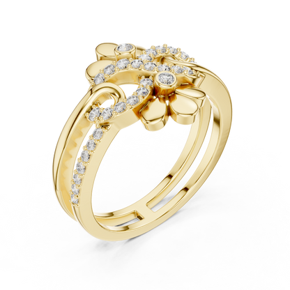 Round Halo Lab Grown Diamond Ring