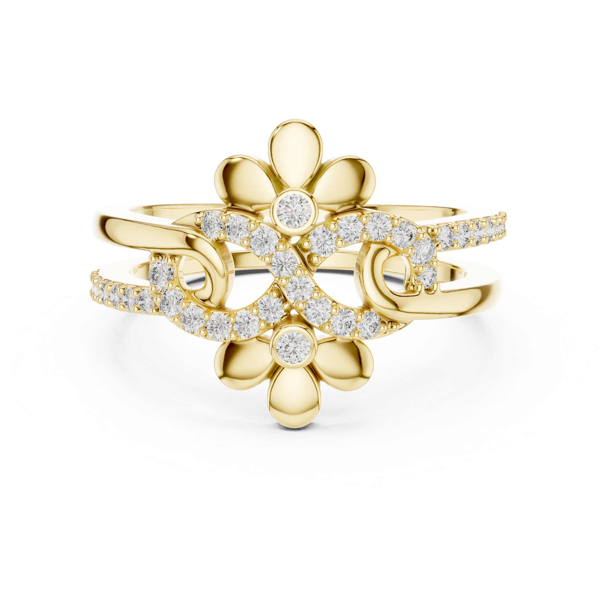 Round Halo Lab Grown Diamond Ring