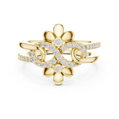 Round Halo Lab Grown Diamond Ring