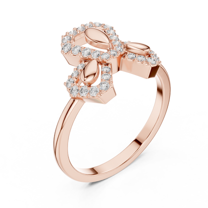 Round Halo Lab Grown Diamond Ring