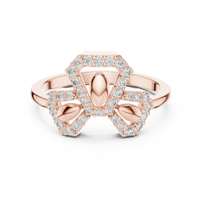 Round Halo Lab Grown Diamond Ring