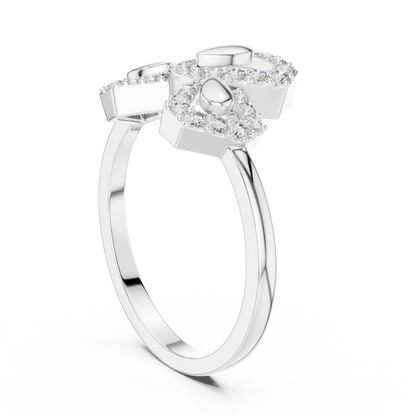 Round Halo Lab Grown Diamond Ring