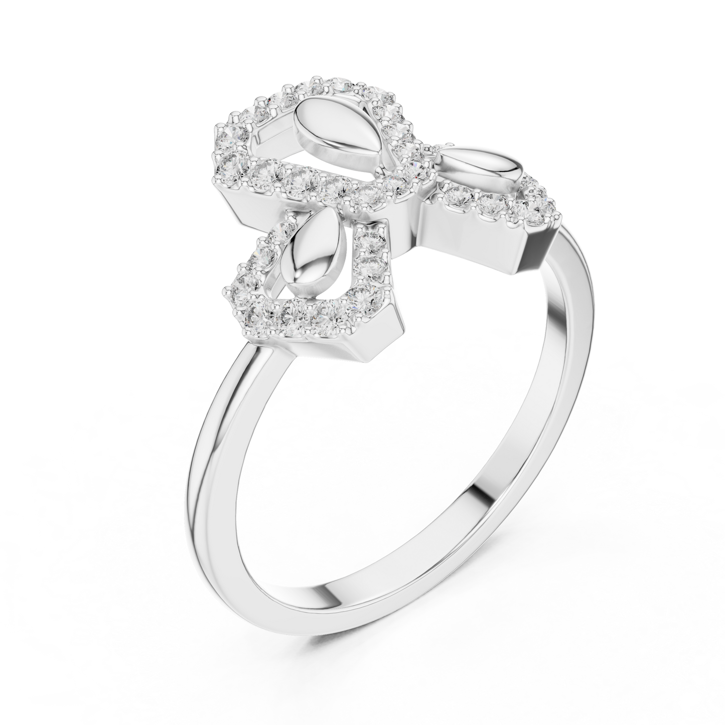 Round Halo Lab Grown Diamond Ring