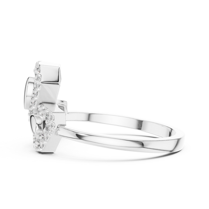 Round Halo Lab Grown Diamond Ring