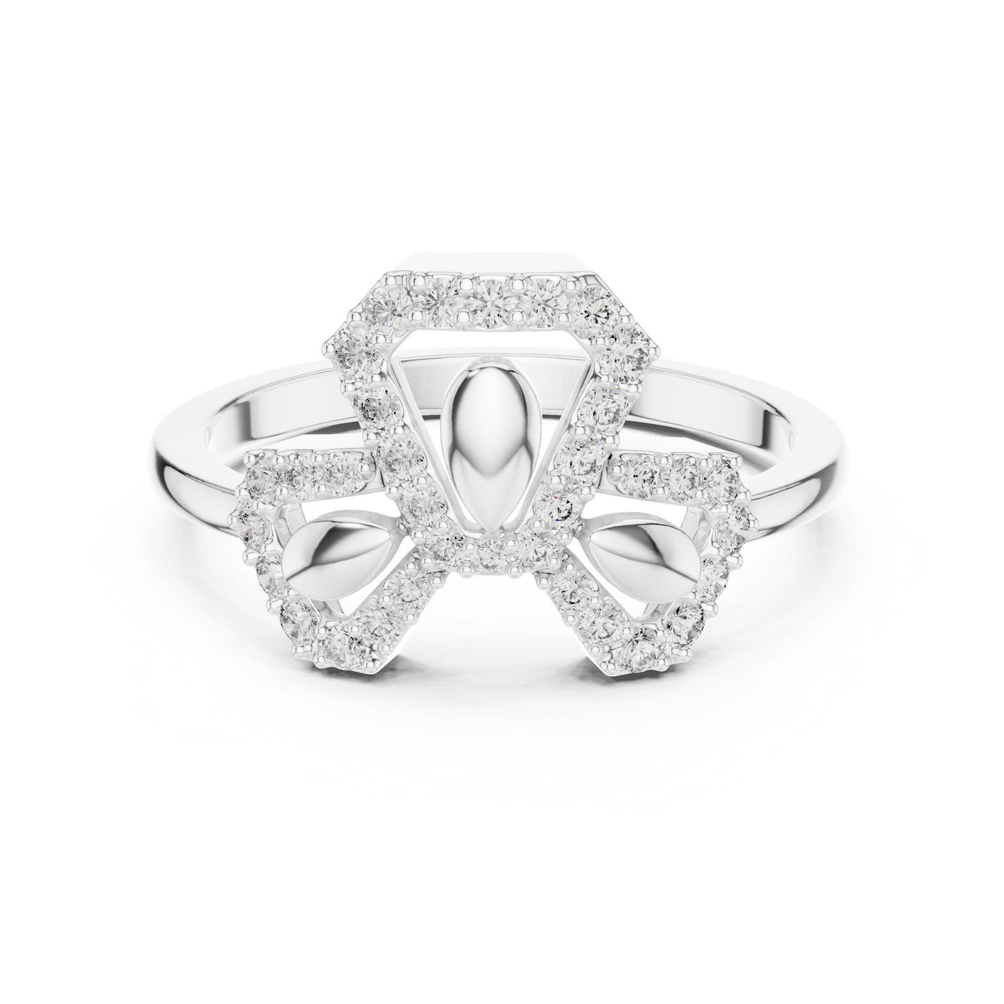 Round Halo Lab Grown Diamond Ring