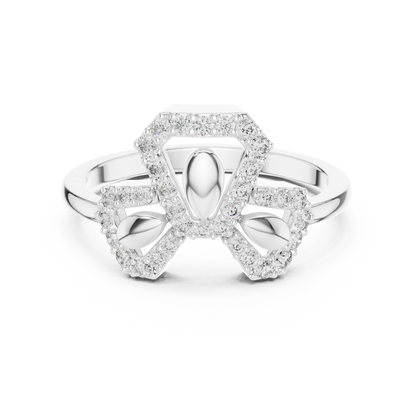 Round Halo Lab Grown Diamond Ring