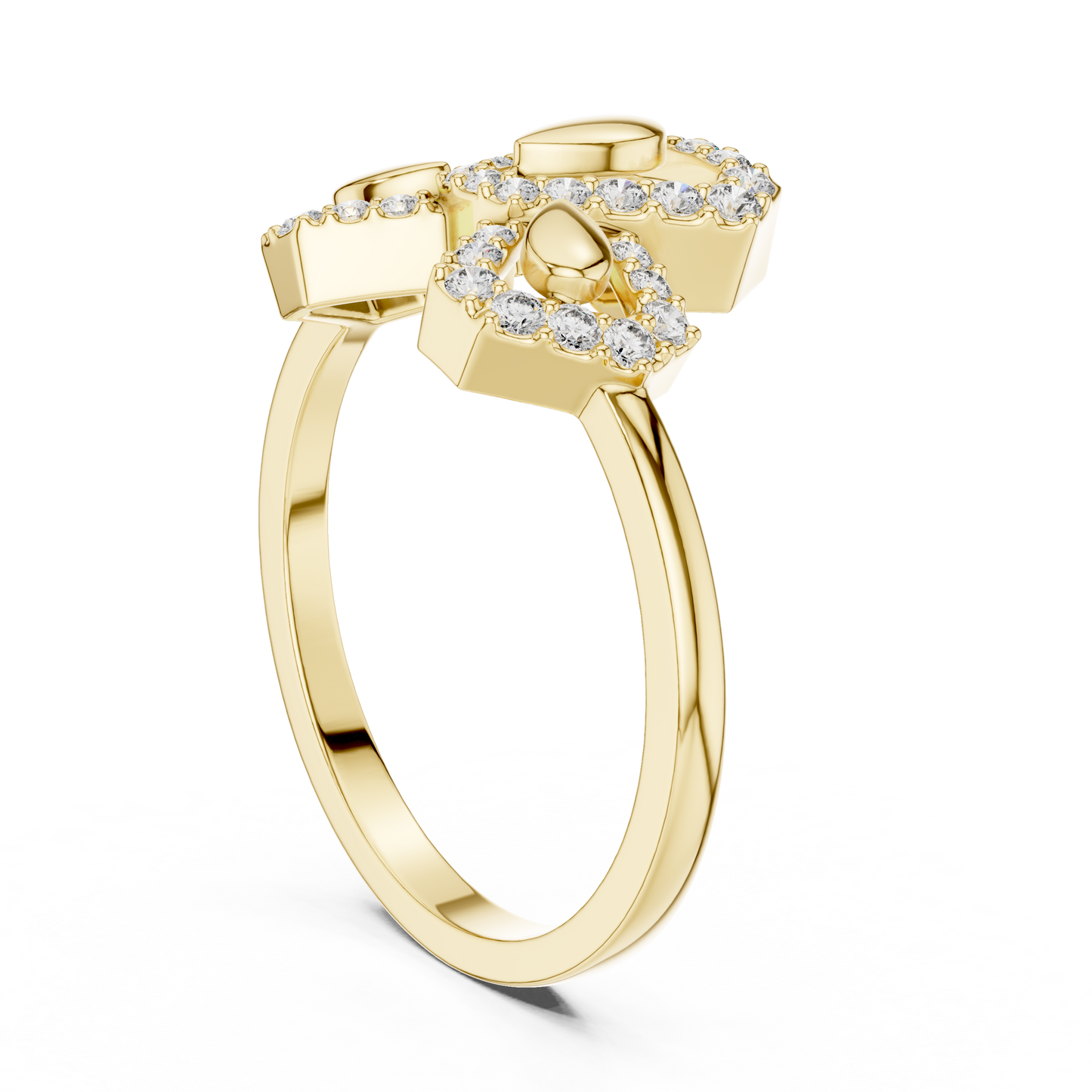 Round Halo Lab Grown Diamond Ring