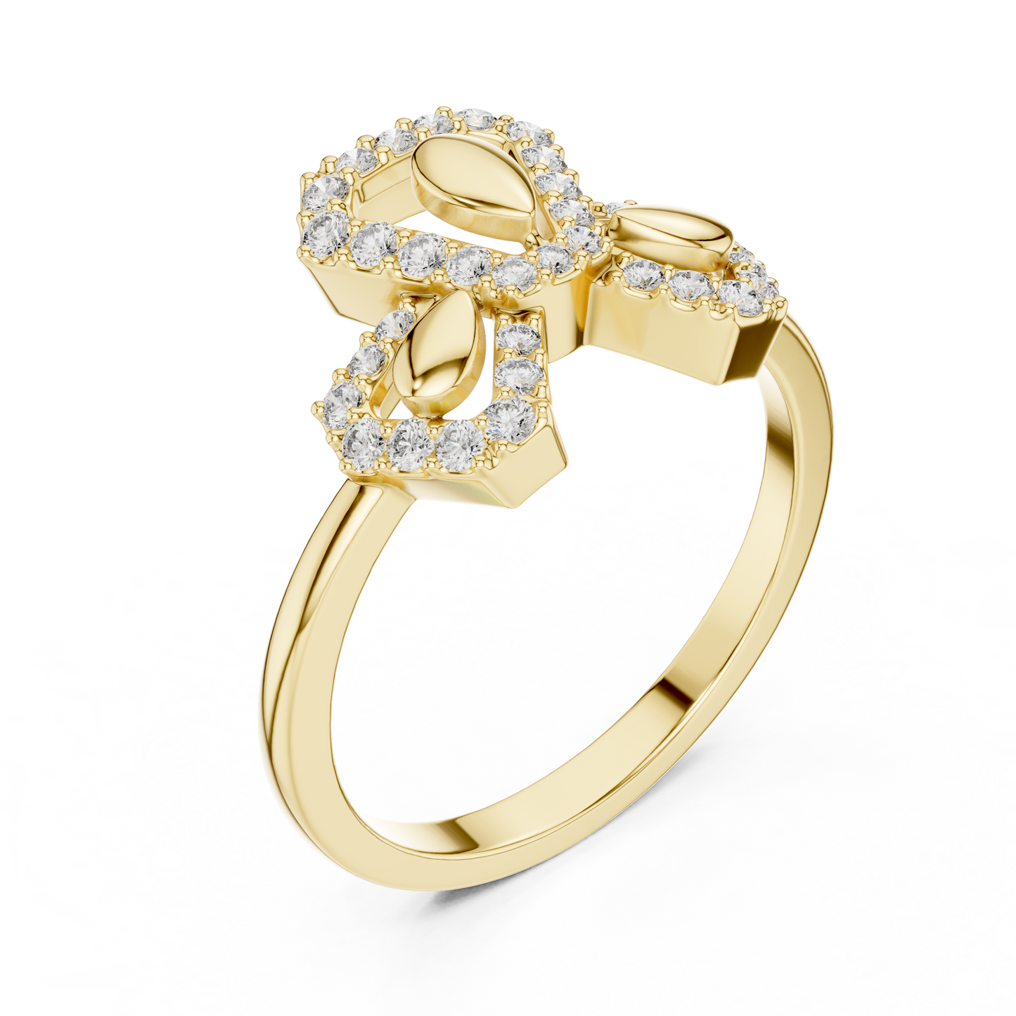 Round Halo Lab Grown Diamond Ring
