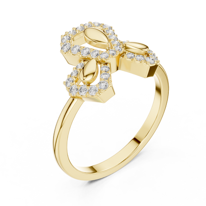 Round Halo Lab Grown Diamond Ring